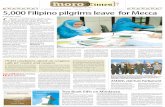 The Manila Times FRIDAY 5,000 Filipino pilgrims leave for ...muslimmindanao.ph/Moro Times/2007/Nov30,07.pdf · 5,000 Filipino pilgrims leave for Mecca BY HARIJA RIZA U. KHAMALC OMPUTERIZATION,
