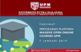 PERUBAHAN PLATFORM MASSIVE OPEN ONLINE COURSES …...1.2 Platform MOOC Malaysia 1.2.1 Platform antarabangsa i. PPT disarankan untuk menawarkan MOOC Malaysia di satu platform yang dipersetujui