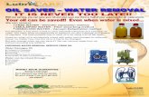 OIL SAVER – WATER REMOVAL - lubricarelubricare.net/files/LUBRICARE.pdf · AR DORROUN SDN. BHD. Lot PT 11248, Taman Industri Paka 23100 Paka, Dungun, Terengganu Darul Iman, ... has