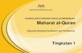 KURIKULUM STANDARD SEKOLAH MENENGAH Maharat al-Quranppdmukah.com/images/pdf/DSKP/tingkatan1/20-DSKP-KSSM-Tingkat… · Dokumen Standard Kurikulum dan Pentaksiran KURIKULUM STANDARD