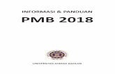 INFORMASI & PANDUAN PMB 2018...P PMB-UAD 2018 3 Nomor : R/558/D.5/X/2017 11 Oktober, 2017 Lamp. : 1 bendel Hal : Informasi dan Panduan PMB 2018 Yang terhormat Calon Mahasiswa