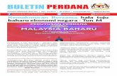 BULETIN PERDANA - FELDA · 3 Buletin Perdana • Mei-Jun 2019 • Bil 3/2019 Perdana Menteri Tun Dr. Mahathir Mohamad dan isteri, Tun Dr. Siti Hasmah Mohd Ali bergambar bersama pelajar-pelajar