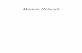Marbeh Ḥokmah - אוניברסיטת בר-אילן...Marbeh Ḥokmah Studies in the Bible and the Ancient Near East in Loving Memory of Victor Avigdor Hurowitz edited by S. Yona,