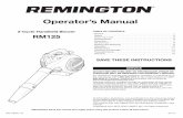 769-10640 01 RM125 MAN Sears · 2016-10-12 · SAFETY 2 SPARK ARRESTOR NOTE NOTE: For users on U.S. Forest Land and in the states of California, Maine, Oregon and Washington. All