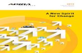 Adira Insurance - A New Spirit for Change Report 2019.pdf · pencapaian positif dari PT Asuransi Adira Dinamika Tbk sepanjang tahun 2019, dalam upayanya untuk memberikan produk dan