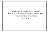 Kaedah-Kaedah Tatacara Mal Sulh Terengganu 2014syariah.terengganu.gov.my/...Mal__Sulh__Terengganu... · Mal (Sulh)(Terengganu) 2014. (2) Kaedah-Kaedah ini mula berkuat kuasa pada