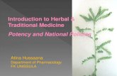 Introduction to Herbal & Traditional Medicine...pengganti oralit 3 Fitogaster TR 951 579 491 Kaplet/Botol 60 kaplet PT. Kimia Farma Membantu meredakan perut kembung 4 Fitolac TR 961