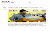 04 - CORE · 2018. 4. 11. · 4/2/2018 USM News Portal - PERMOHONAN UPU DILANJUTKAN KE 5 APRIL 2017  1 ...
