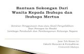 Bantuan Sokongan Dari Wanita Kepada Ibubapa dan Ibubapa Mertuafamilyrepository.lppkn.gov.my/237/1/lppkn_janeteh_(1).pdf · 2012. 11. 26. · Warganegara Malaysia; dari kaum Melayu,