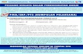 PMR/SRP/PT3 (KUMPULAN PELAKSANA) · 2020. 7. 2. · i - Memiliki Kepujian dalam subjek Bahasa Melayu dan empat (4) Lulus (termasuk subjek Matema k) pada peringkat SRP/PMR/PT3 atau