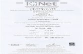 THE INTERNATIONAL CERTIFICATION NETWORK CERTIFICATE … · 2019. 4. 1. · 40470 SHAH ALAM SELANGOR DARI-JL EHSAN MALAYSIA has implemented and maintains a ... This attestation is