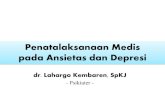 Penatalaksanaan Medis pada Ansietas dan Depresi · 2020. 5. 18. · Penatalaksanaan Medis pada Ansietas dan Depresi dr. Lahargo Kembaren, SpKJ - Psikiater - Covid-19 Update. Gejala