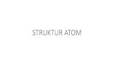 STRUKTUR ATOMagus_kurniawan.staff.gunadarma.ac.id/Downloads/files/... · Model Kuantum Atom •Dalam mekanika kuantum, tiga bilangan kuantum diperlukan untuk menggambarkan distribusi