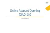 Online Account Opening (OAO) 3 - MOST Tutorial/Guideline Pembukaa… · 34 . Keterangan Gambar: User tidak perlu mengisikan kelurahan, kecamatan, dan ... mengisi bagian ini dengan
