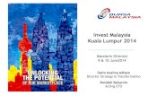 Invest Malaysia Kuala Lumpur 2014bursa.listedcompany.com/misc/IMKL_2014.pdf · 2014. 6. 23. · Invest Malaysia Kuala Lumpur 2014 Mandarin Oriental 9 & 10 June2014 Datin Azalina Adham