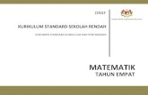 DRAFsktamanmuda.weebly.com/uploads/5/3/5/0/53505323/dskp_matema… · kementerian pendidikan malaysia matematik kurikulum standard sekolah rendah dokumen standard kurikulum dan pentaksiran