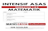 mathscatch.com · 6 MATHS Catch USAHA +DOA+TAWAKAL BAHAGIAN 2 INPUT OUTPUT 1 List two more numbers for each of the following number sequences: Senaraikan dua nombor seterusnya untuk