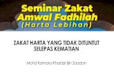 ZAKAT HARTA YANG TIDAK DITUNTUT SELEPAS KEMATIANazka.zakat.com.my/wp-content/uploads/2019/10/Zakat...ZAKAT HARTA PUSAKA Fatwa Jawatankuasa Syariah Bayt al-Zakat: Jika ahli waris tidak