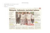 ARTIKEL SURATKHABAR Nama Suratkhabar : Berita Harian ...myrepositori.pnm.gov.my/bitstream/.../Malaysia-IndonesiaMartabatB… · Nama Suratkhabar : Berita Harian (Segmen Nasional)