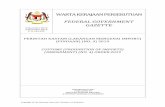 WARTA KERAJAAN PERSEKUTUANA) 332- Perintah Kas… · For importation into Sabah and Sarawak: (i) an import permit issued by or on behalf of the Director of Agriculture, Sabah or Sarawak