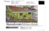 MY 388 20170716 N KA JUR pg13TO15 14126 · Pada awal pembabitannya membuat replika rumah tradi- Kerana minat dan taksub ter- hadap rumah tradisional Melayu, Salim bersama isterinya,