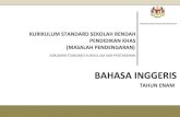 BAHASA INGGERIS · English is taught as a second language in all Malaysian primary and secondary special schools and integrated. programmes. The mastery of English is essential for