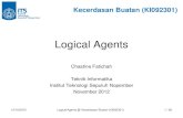 Logical Agentsnurul_nusyirwan.staff.gunadarma.ac.id/Downloads/files/...Logical Agents @ Kecerdasan Buatan (KI092301) 34 Resolution Conjunctive Normal Form (CNF) conjunction of disjunctions