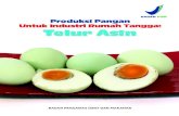Produksi Pangan Untuk Industri Rumah Tangga Telur Asin€¦ · Telur dapat dibuat telur asin dengan jalan merendam telur dalam larutan air garam atau membungkus telur tersebut dengan