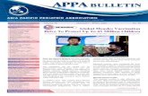 ASIA PACIFIC PEDIATRIC ASSOCIATION · This Bulletin is Published by the APPA Secretariat The views and opinions in all the articles are entirely those of the authors unless otherwise