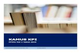 KAMUS KPI - kkmm.gov.my KPI.pdf · 2019. 10. 10. · Kecekapan dan Keberkesanan Penyampaian Perkhidmatan Awam 5.0 KPI Agensi Secara Spesifik 6.0 Pelaksanaan Kajian Separuh Penggal,