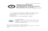 ISBN : 978-979-25-0712-6 PROSIDINGrepository.ugm.ac.id/101246/1/34.pdf · Seminar dengan tema ” Trend Penelitian Matematika dan Pendidikan Matematika di Era Global” bertujuan