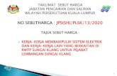 NO SEBUTHARGA : JPS(SH)/PLSK/13/2020state.water.gov.my/wpkl/images/pdffile/plsk132020slide.pdf · pemasangan semula di RWTP Sg Klang. 2. Kerja-kerja mengenalpasti power cabledan control