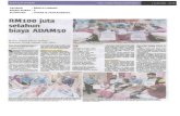 Portal Rasmi Kementerian Kesihatan Malaysia Akhbar... · ADAM50 kepada lapan bayi yang lahir di hari ini, sekali gus menjadikan mereka antara yang terawal mendapat manfaat skim berkenaan.