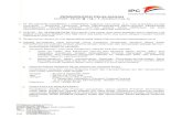 IPC - procurement.indonesiaport.co.id · memberikan SURAT KUASA untuk diserahkan kepada Penyelenggara dengan melampirkan salinan/copy tanda pengenal Pemberi Kuasa dan salinan/copy