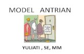 MODEL ANTRIAN · Erlang seorang ahli matematik Denmark pada tahun 1909. Sejak itu penggunaan model antrian mengalami perkembangan yang cukup pesat terutama setelah berakhirnya perang