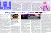 Royalti RM57 juta diagih juta-diagih.pdf · 2020. 10. 2. · Tan Sri Muhyiddin Yassin mengu - mumkan pelaksanaan Perintah Kawalan Pergerakan (PKP) mulai 18 Mac lalu. Kali pertama