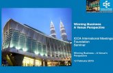 ICCA International Meetings Foundation Seminar · Copyright © 2014 Convex Malaysia Sdn Bhd. All Rights Reserved | Deliver win-win outcomes Build a relationship in the sales process