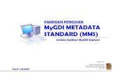 PANDUAN PENGISIAN MyGDI METADATA STANDARD (MMS)ngis.mygeoportal.gov.my/sites/default/files/user... · 'metadata' adalah seperti label/iklan pada sesuatu produk. ebagai contoh, label