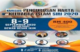 Laman Web Rasmi: Institut Kefahaman Islam Malaysia (IKIM) – … · 2020. 8. 10. · kaedah atau instrumen pengurusan harta seperti faraid, hibah, ... Hakim Utama Mahkamah Tinggi