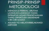 Prinsip-prinsip metodologifuad.iain-palangkaraya.ac.id/.../05/Prinsip-metodologi.pdf · 2019. 5. 13. · prinsip-prinsip metodologi 1. mengkaji perihal urutan langkah-langkah yang