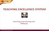 TEACHING EXCELLENCE SYSTEM...Service Learning, Community-Based Learning Internships Capstone Courses and Projects H i g h - I m p a c t E d u c a t i o n a l P r a c t i c e s ( H