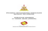 PEJABAT SETIAUSAHA KERAJAAN NEGERI SELANGOR …...Selangor (MAIS) sempena sambutan bulan kemerde- kaan ke-63 tahun ini. Pengurus Besar VIDE, Nur Mohd Razali Abdullah berkata, pihaknya