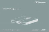 DLP Projector - Optomastatic.optoma.co.uk/ContentStorage/Documents/1abecb8c...kasur, dll. Jangan meletakkan proyektor di dalam wadah seperti tempat buku atau kabinet yang membatasi