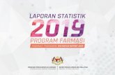 PROGRAM FARMASI · 2020. 11. 6. · LAPORAN STATISTIK 2019 PROGRAM FARMASI PHARMACY PROGRAMME STATISTICS REPORT 2019 ISSN 2735-1122 eISSN 2735-1130 MOH/S/FAR/05.20(AR) Diterbitkan