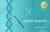 KONSEP GENETIKA - scienceofmidwife.files.wordpress.com€¦ · GENETIKA Genetika adalah ilmu yang berhubungan dengan studi dan pemahaman tentang faktor keturunan, ... gen diterjemahkan