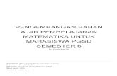 SEMESTER 6 MAHASISWA PGSD MATEMATIKA UNTUK ...eprints.umm.ac.id/47591/20/Similarity - Yayuk...semester Ganjil 2017/2018 didapatkan data sekaligus informasi pembelajaran matematika