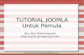 TUTORIAL JOOMLA Untuk Pemulavisit-indonesia.weebly.com/uploads/3/9/3/1/3931441/1-273...Nur Aini R, CopyLeft Anda boleh mempublikasikan tutorial ini seluas-luasnya. Boleh dipakai training,