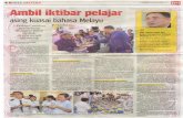 2 S A S ~ E R A il ik i ar I r - PNM · 2016. 7. 14. · Pelajar SMPC mempelajari cara membuat bunga hiasan yang digunakan dalam budaya Melayu, selain menyertai permainan dam dadu