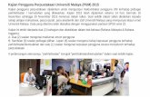 Kajian Pengguna Perpustakaan Universiti Malaya (PUM) 2015 · 2019. 11. 14. · Kajian 2015 telah dijalankan selama 14 hari, ... Soal selidik dalam talian diedarkan kepada setiap pelajar