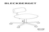 BLECKBERGET - IKEA · 2019. 8. 23. · Amaran! Hanya kakitangan terlatih yang boleh menggantikan atau memperbaiki komponen pelarasan ketinggian tempat duduk dengan akumulator tenaga.